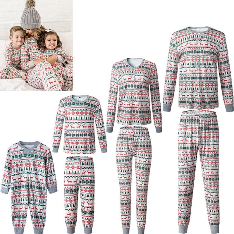 FestiveFam Matching Christmas Pajama Set