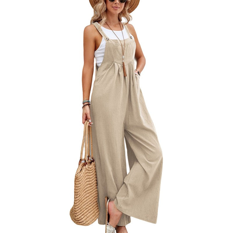 Theora Cotton Utility Jumpsuit