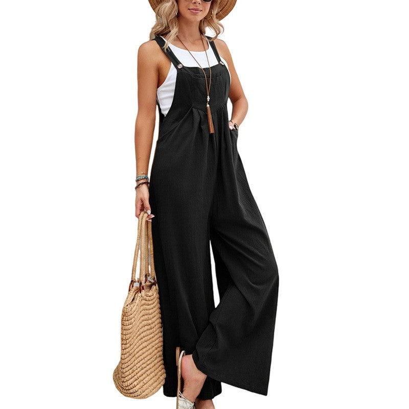 Theora Cotton Utility Jumpsuit