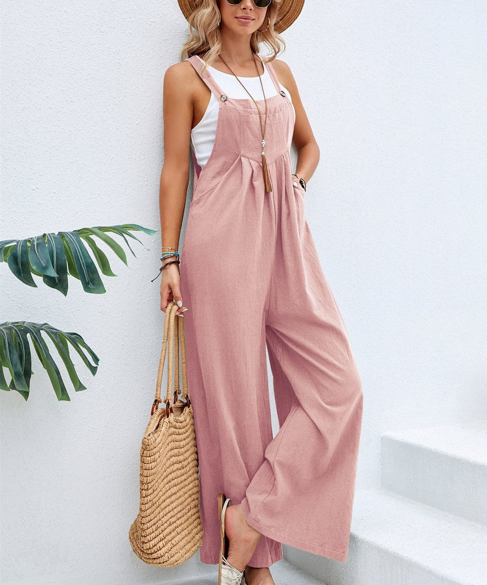 Theora Cotton Utility Jumpsuit