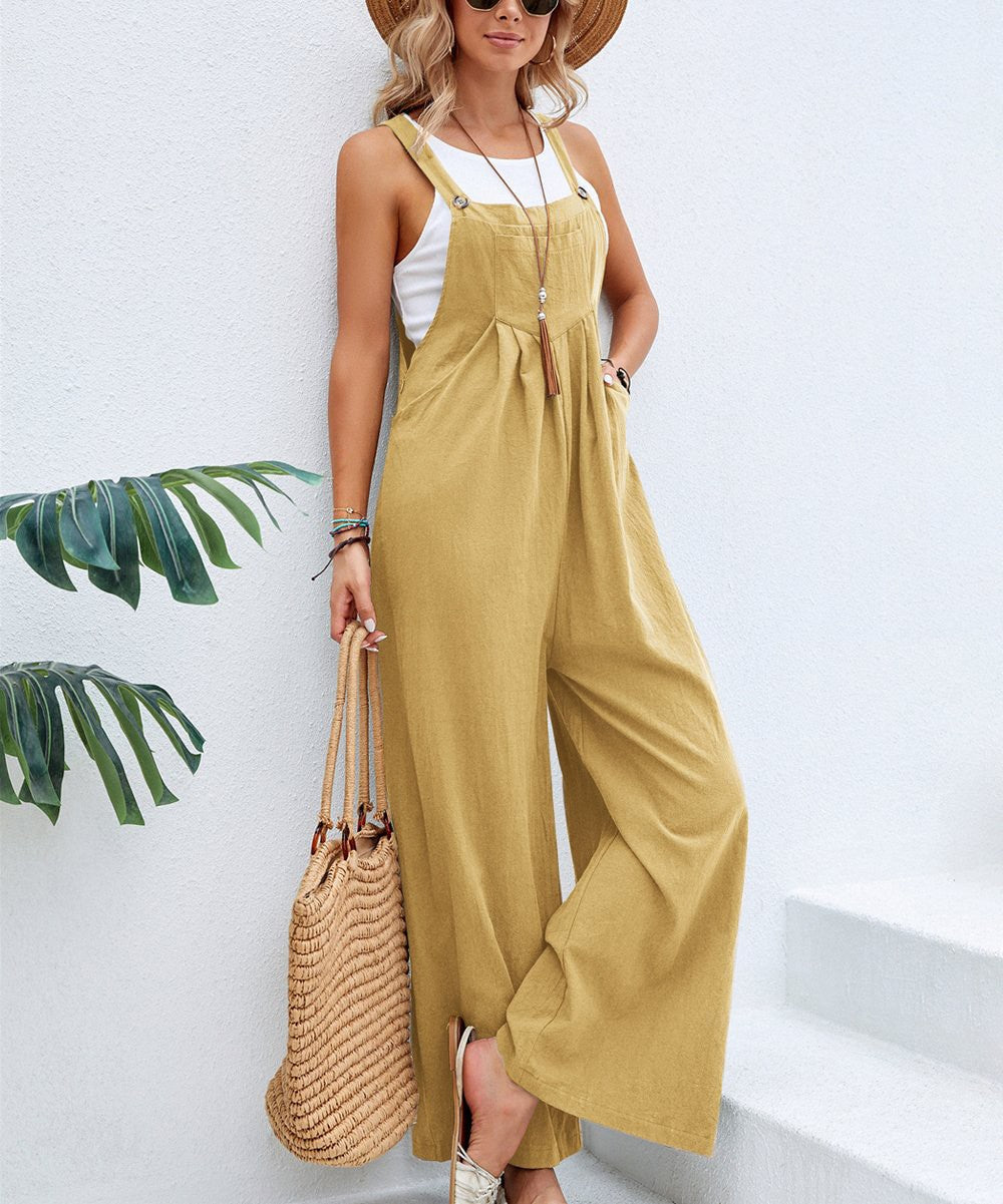 Theora Cotton Utility Jumpsuit