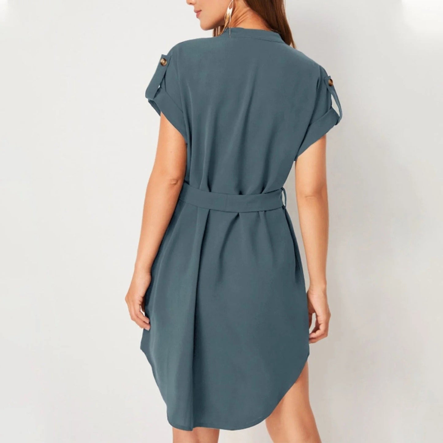 Aubrelle Bowknot Belted Summer Dress