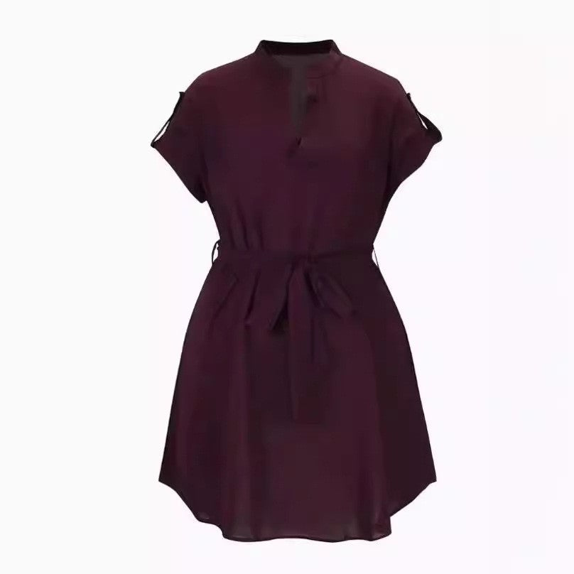 Aubrelle Bowknot Belted Summer Dress