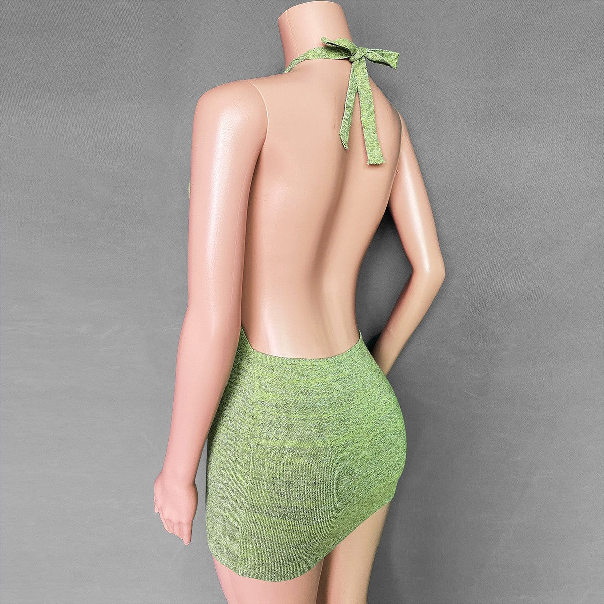 Elysia Halter Bodycon Mini Dress