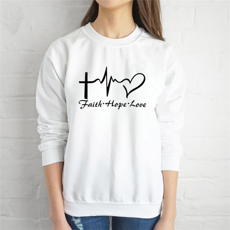 Evara Printed Cotton Sweatshirt