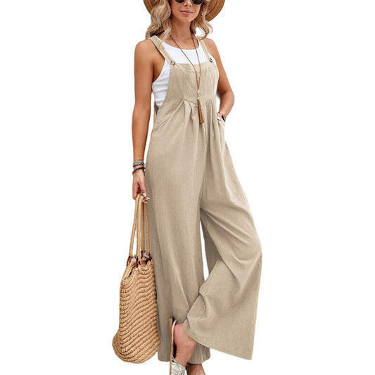 Theora Cotton Utility Jumpsuit