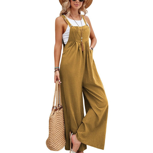 Theora Cotton Utility Jumpsuit