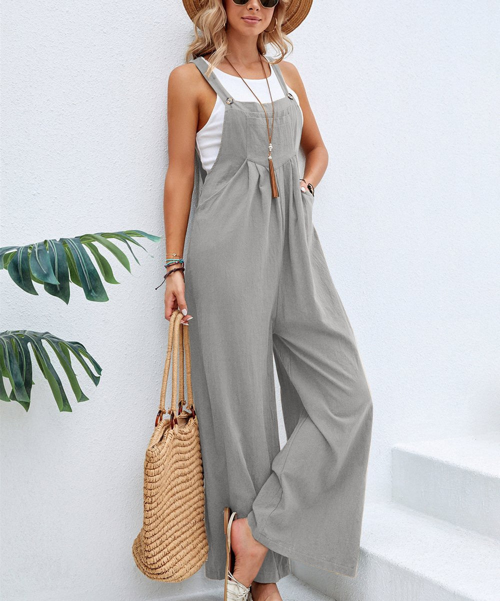 Theora Cotton Utility Jumpsuit