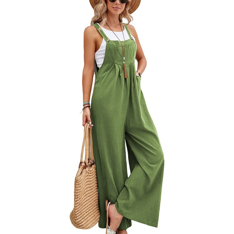 Theora Cotton Utility Jumpsuit