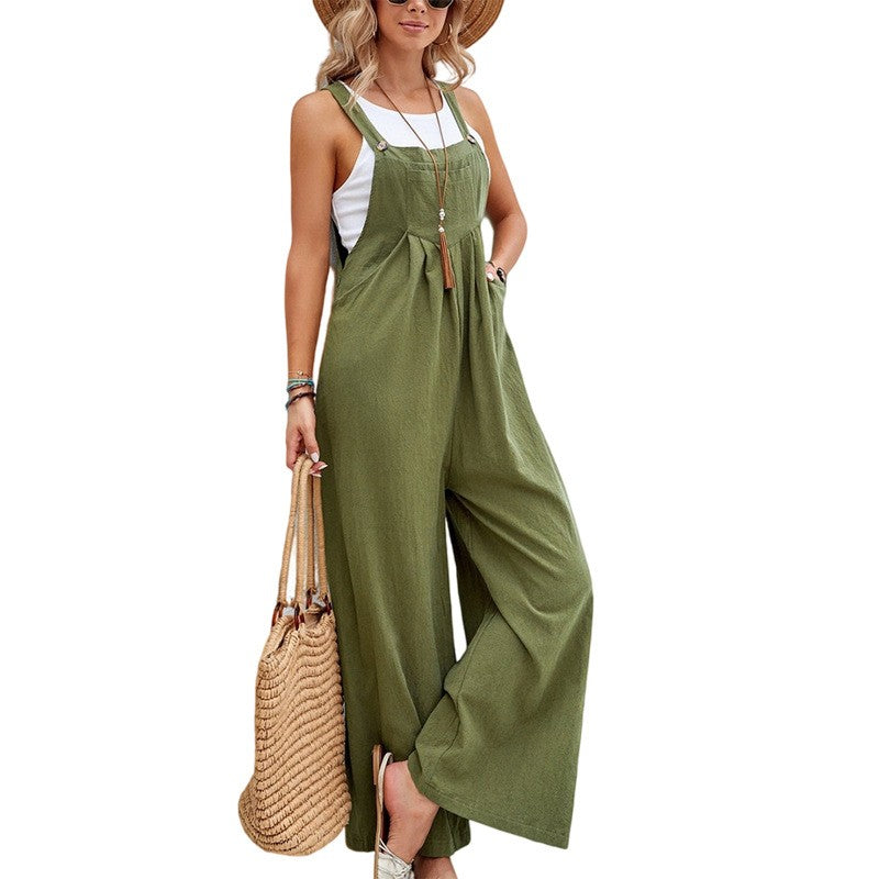 Theora Cotton Utility Jumpsuit